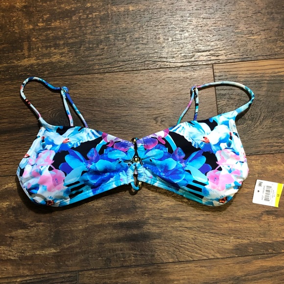 NWT Bar III Embellished Bikini Top M - Picture 2 of 5